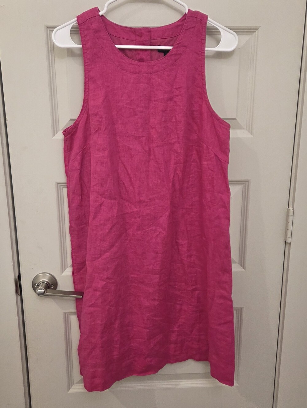 Women’s Sleeveless Pink Shift Dress